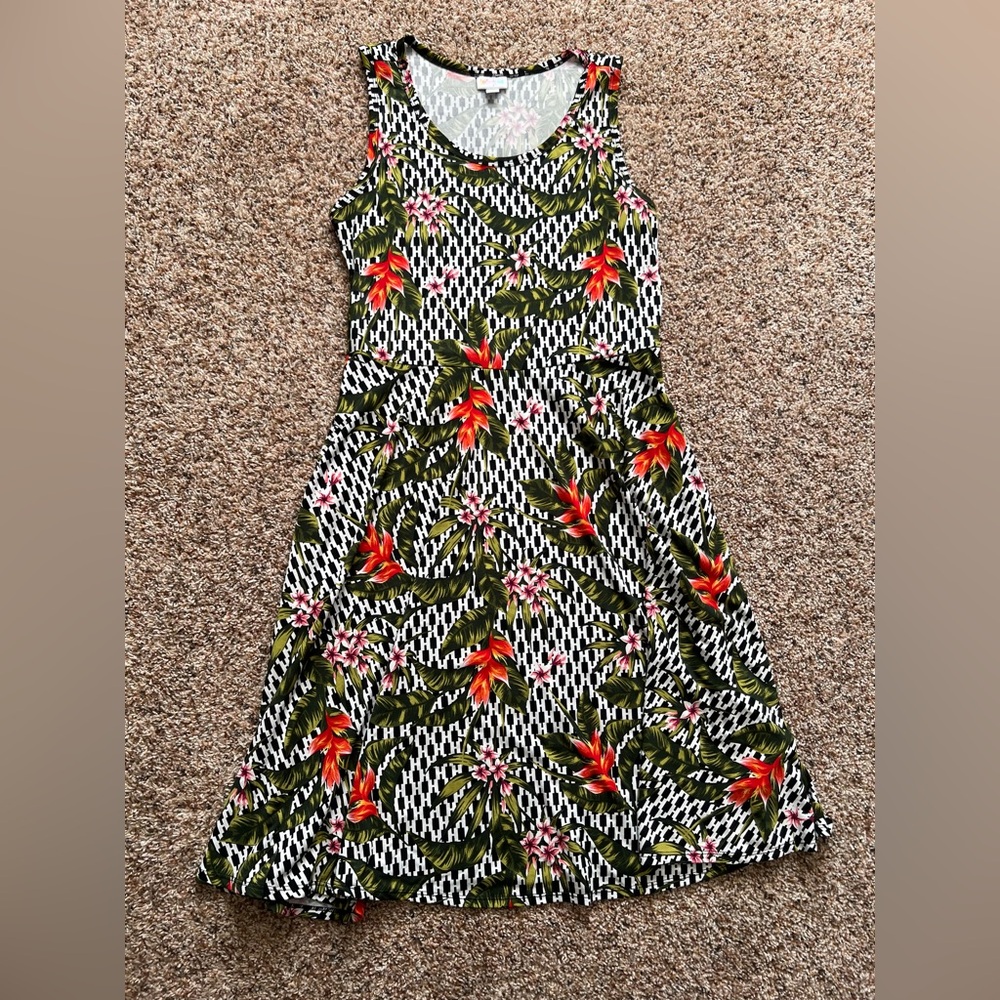 LuLaRoe Tropical Floral Print Top